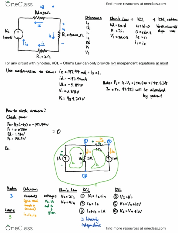 EECE-2112 Lecture 5: KCL+KVL+Ohm's Law to Solve Circuit thumbnail