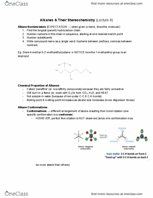 CHM136H1 Lecture 8: Alkanes & their stereochemistry thumbnail