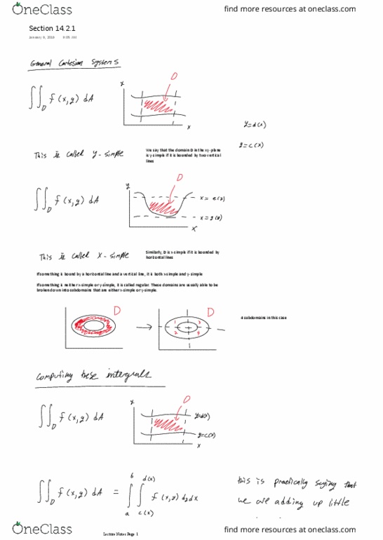 Applied Mathematics 2277A/B Lecture 2: Section 14.2.1 thumbnail