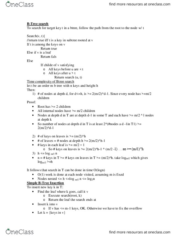 CMPT 225 Lecture Notes - Lecture 10: Memory Stick, Time Complexity, If And Only If thumbnail