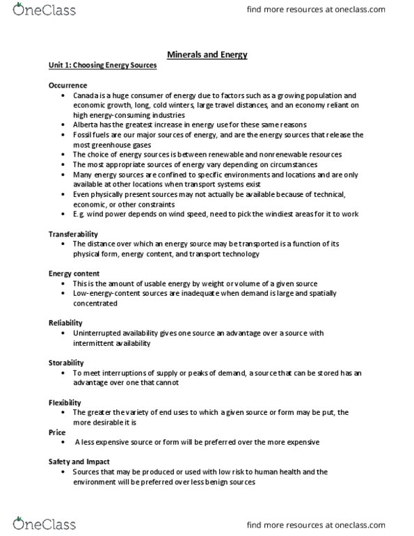 GEOG 2EI3 Lecture 12: Minerals and Energy (module) thumbnail