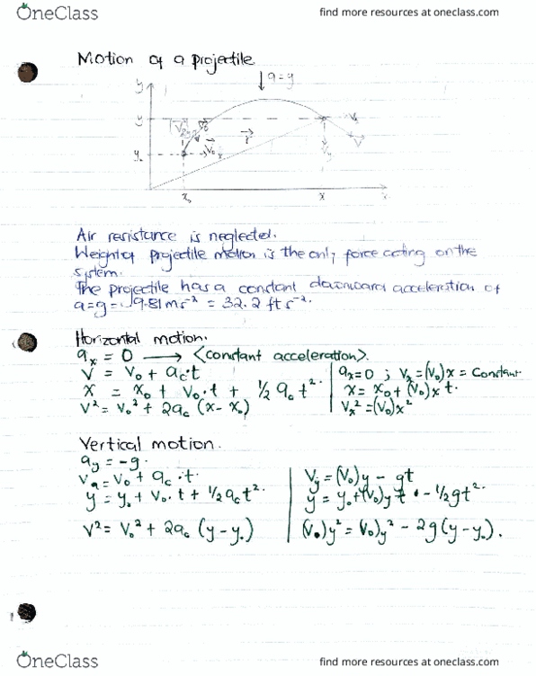 EN PH131 Lecture 9: Motion Of A Projectile cover image