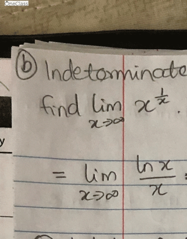 MATH 1700 Lecture 1: Indeterminate Forms & L'Hopital's Rule cover image