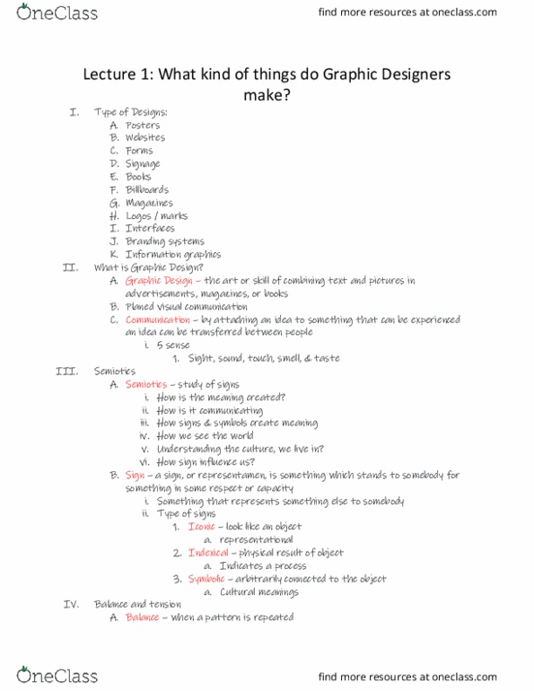 GPHD 20 Lecture Notes - Lecture 1: Infographic, Semiotics, Saul Bass thumbnail