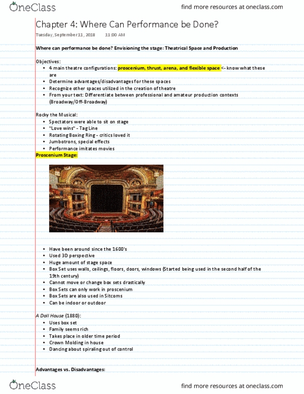 DRAM 1101 Lecture 5: 4 thumbnail