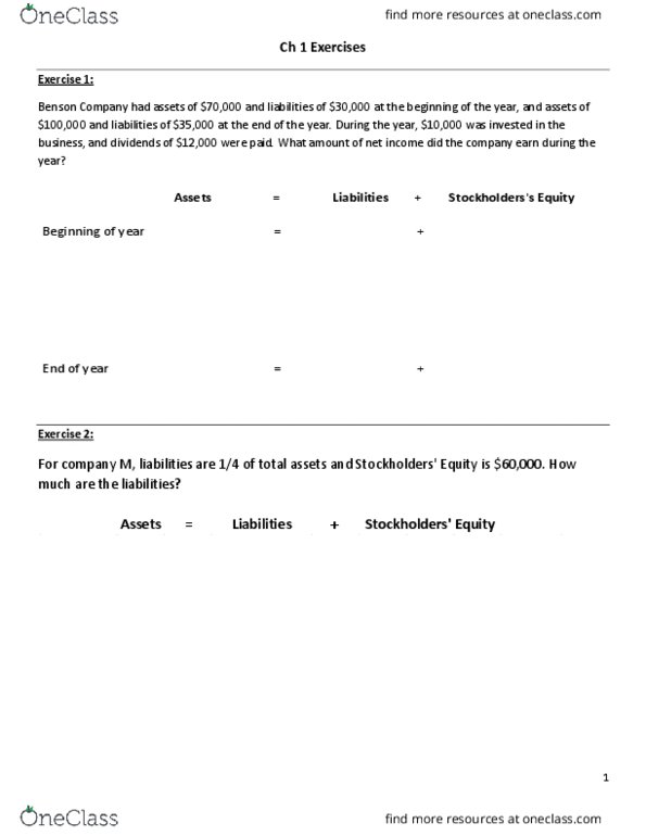 ACC 101 Lecture Notes - Lecture 2: Financial Statement, Income Statement, Retained Earnings thumbnail