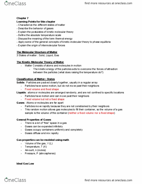 CH 101 Lecture 7: Gas States thumbnail