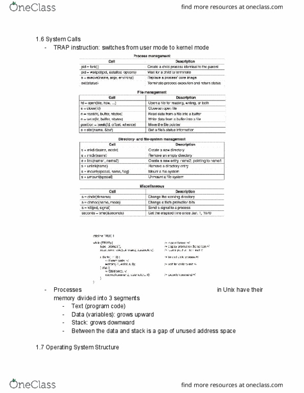 CSE 131 Chapter Notes - Chapter 1: Include Directive, Network Layer, Exokernel thumbnail