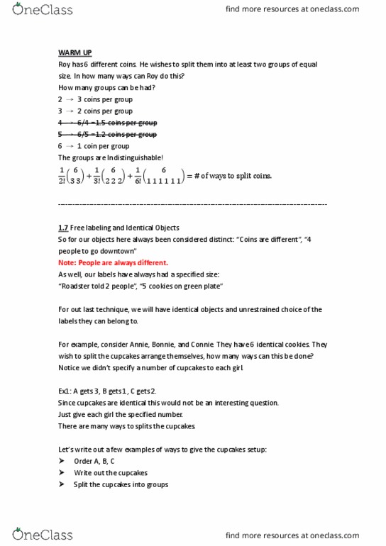 Mathematics 1228A/B Lecture Notes - Lecture 10: Cupcake thumbnail