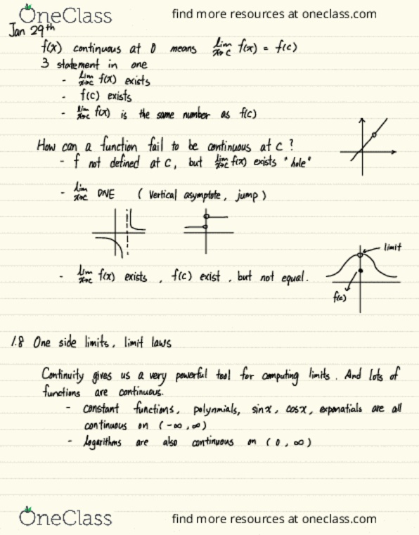 MAT135H1 Lecture Notes - Lecture 10: Asymptote, Classical Mechanics cover image