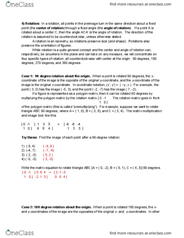 MA 108 Lecture Notes - Lecture 3: Rotation Matrix, Main Diagonal, Identity Matrix thumbnail