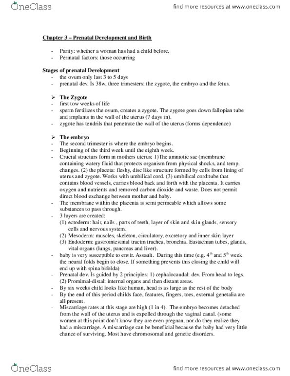 PSYB32H3 Chapter Notes - Chapter 3: Reserpine, Thalidomide, Teratology thumbnail