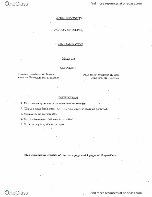 math-222-midterm-math222-fall-2009-exam-oneclass