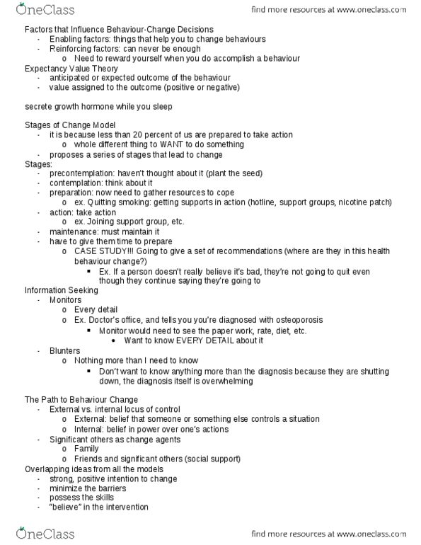 PSY333H5 Lecture Notes - Lecture 5: Nicotine Patch, Olive Oil, Glucocorticoid thumbnail