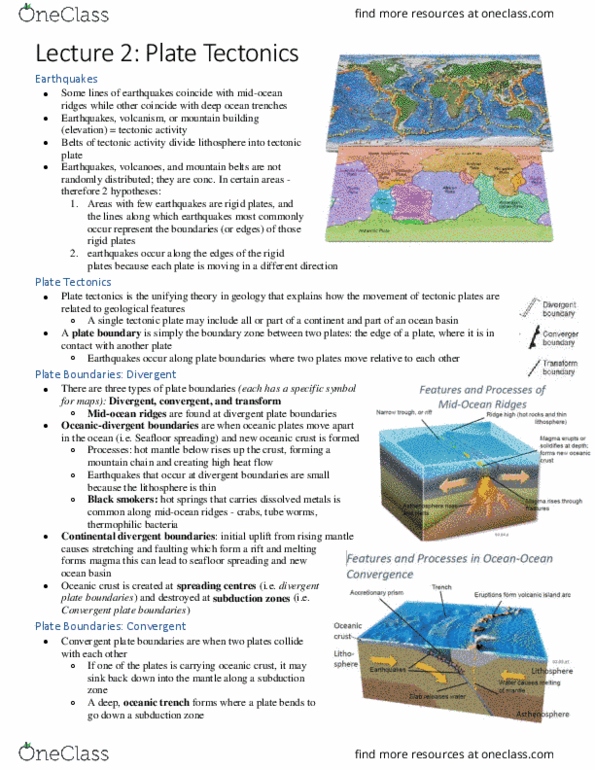 ESS105H1 Lecture 2: Tectonic Plates I thumbnail