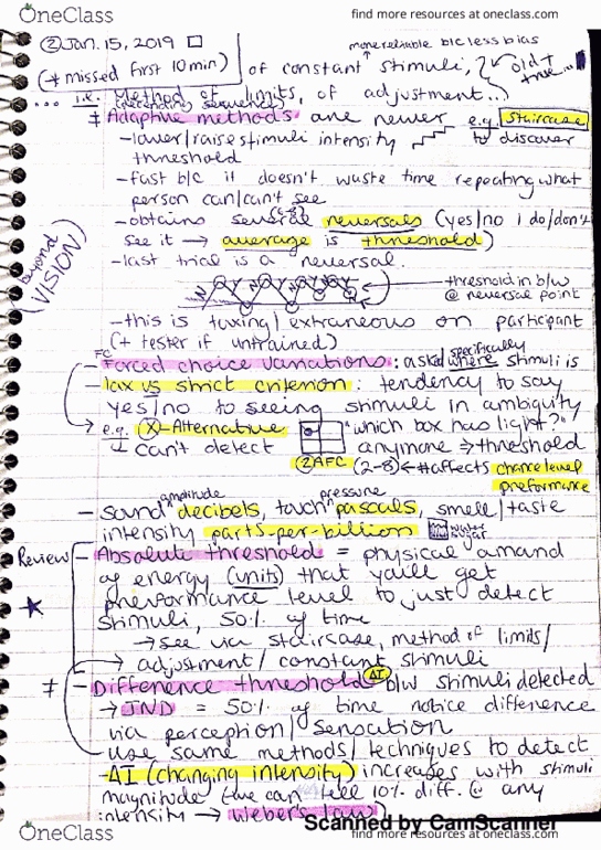 PSY 3108 Lecture 2: JANUARY 15 thumbnail