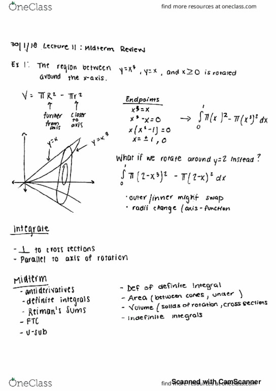 MATH 2B Lecture 11: Midterm Review cover image