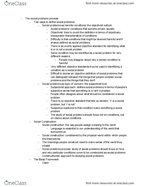 SOCIOL 103 Chapter 1: Sociology Chapter One thumbnail