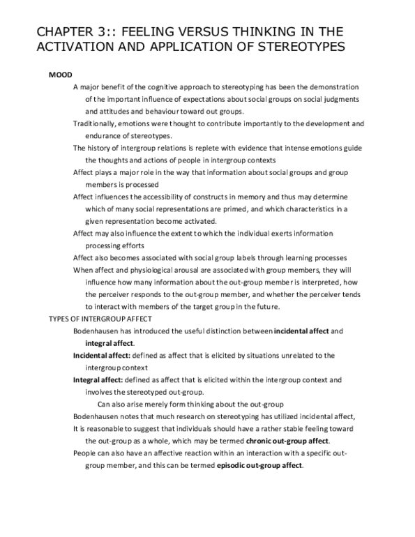 PSYC14H3 Chapter : detailed notes thumbnail