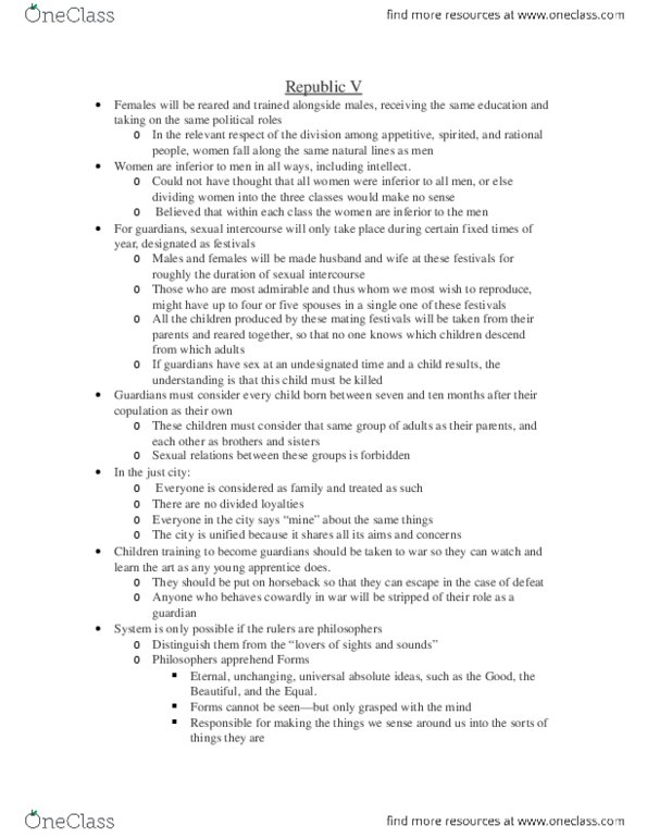 PHIL 310 Chapter Notes -Dialectic thumbnail