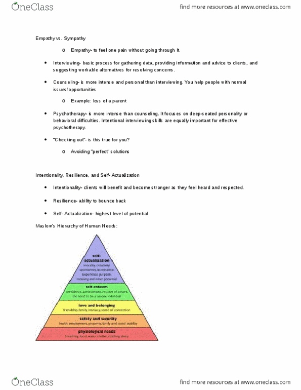 SSWU 1002 Lecture Notes - Intentionality thumbnail