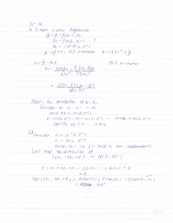 ECON 404 Lecture Notes - Linear Combination thumbnail