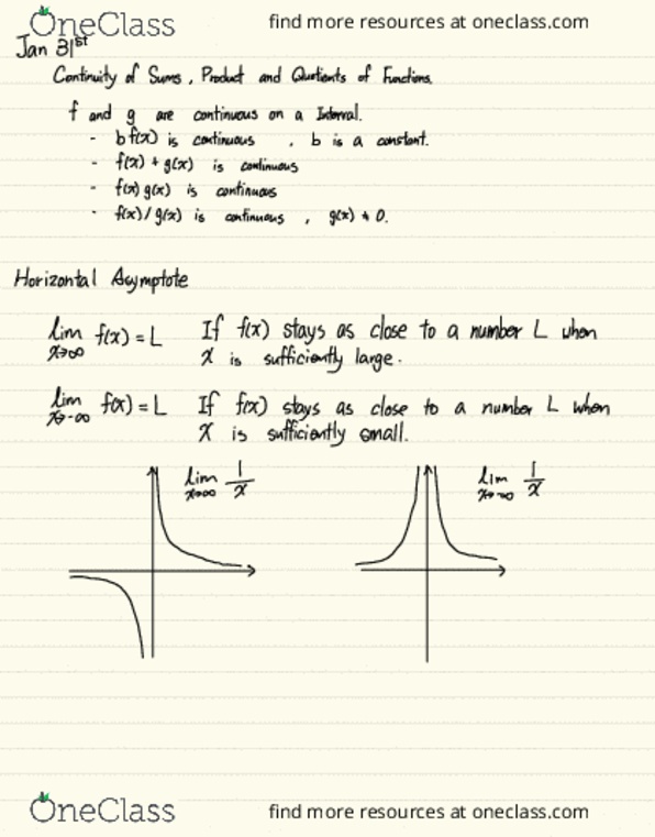 MAT135H1 Lecture Notes - Lecture 11: Classical Mechanics, Special Relativity thumbnail