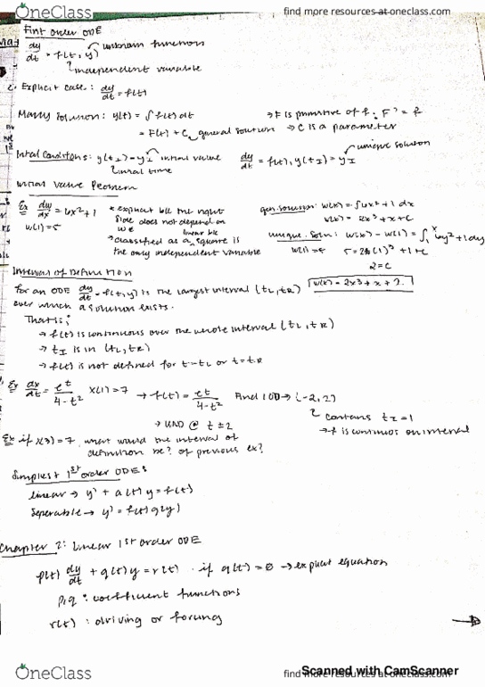 MATH 246 Lecture 4: MATH 246 Lecture : MATH 246 Lecture : lecture 4 thumbnail