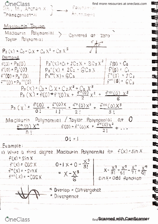 AMS 161 Lecture 2: Maclaurin Polynomial/ Taylor Polynomial thumbnail