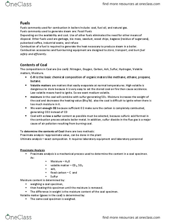 ESET-212 Lecture Notes - Lecture 14: Flue Gas, Bagasse, Soot thumbnail