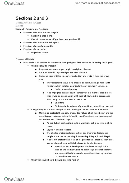 Political Science 3332F/G Lecture Notes - Lecture 9: Natural Resource, Election Court, Lgbt thumbnail