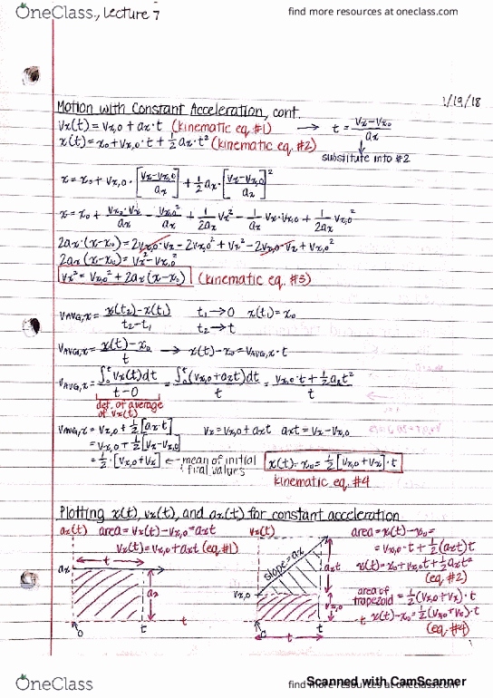 PHYSICS 1A Lecture 7: Motion along a Straight Line (cont.) thumbnail