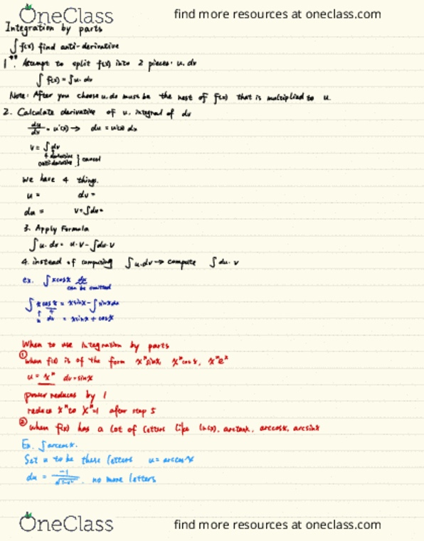 MATA36H3 Lecture Notes - Lecture 3: Inverse Trigonometric Functions, Fetus thumbnail