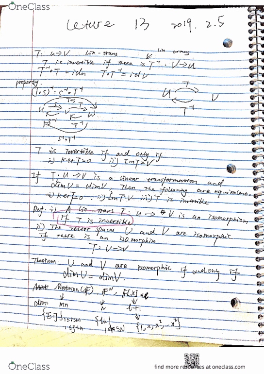MATH 110 Lecture 13: isomorphic cover image