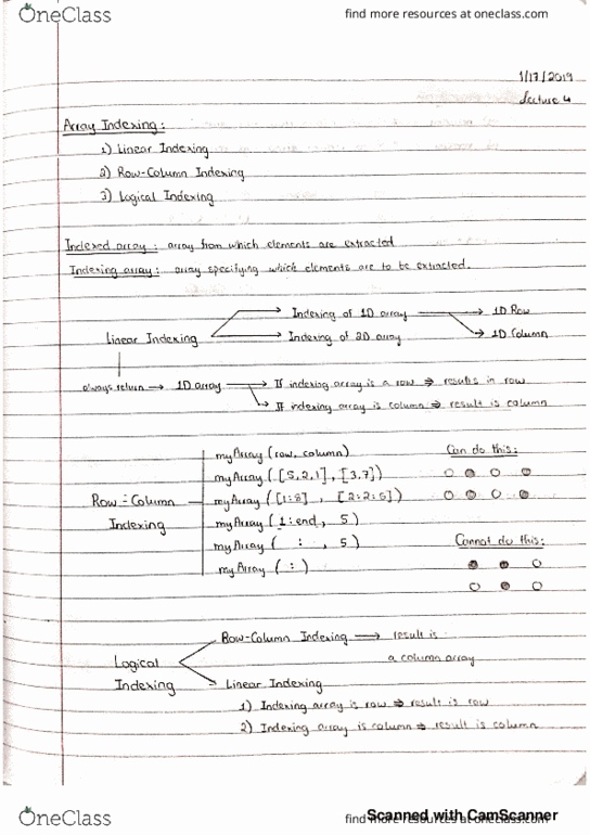 ENG 6 Lecture 4: Array Indexing & Concatenation; 2D Plot thumbnail