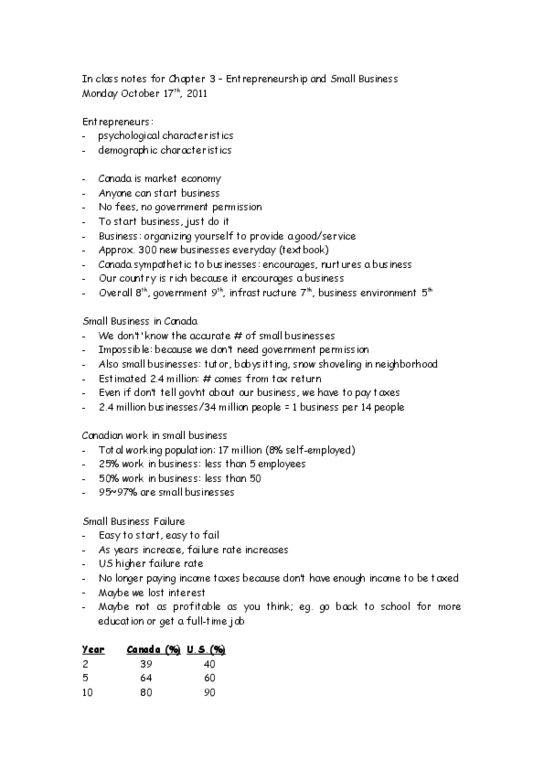 MGTA01H3 Chapter Notes - Chapter 3: Franchising, Trade Credit, Swiffer thumbnail