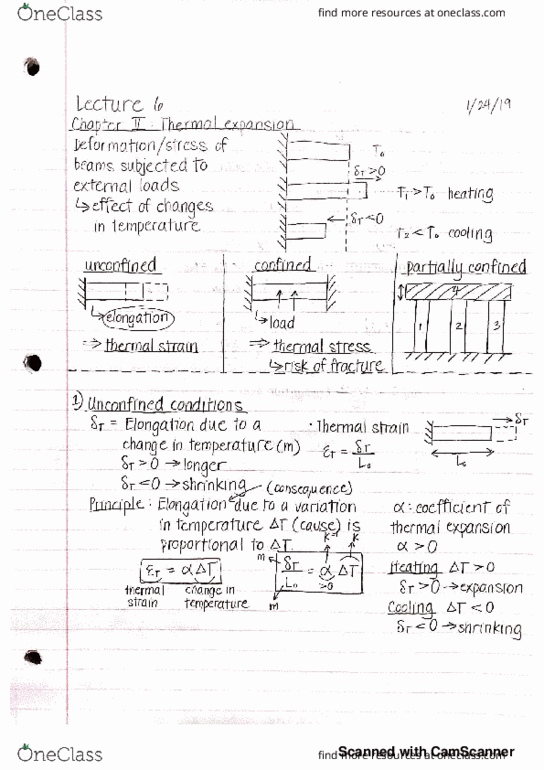 C&EE 108 Lecture 6: Ch. 5 - Thermal Expansion thumbnail