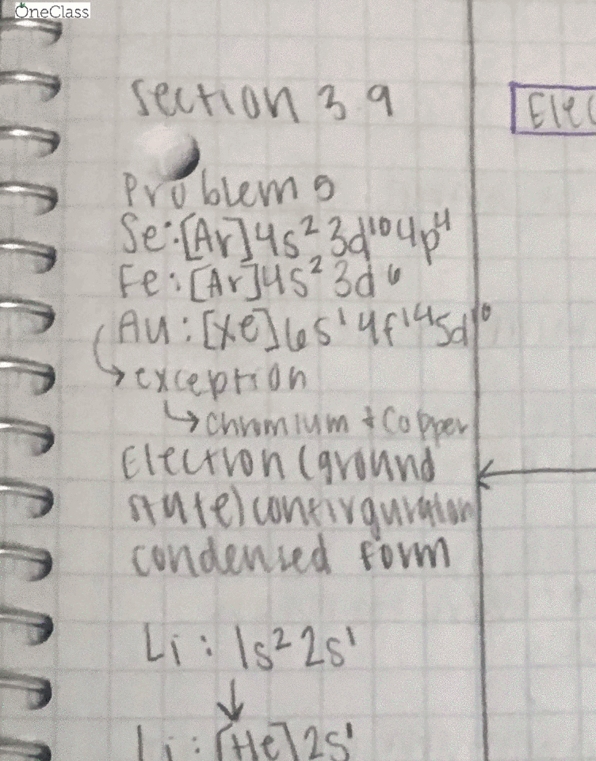 CHEM 1030 Lecture 13: Chem Notes Feb 6, 2019: Electron Configuration Exceptions and Sizes of Atoms and Ions cover image
