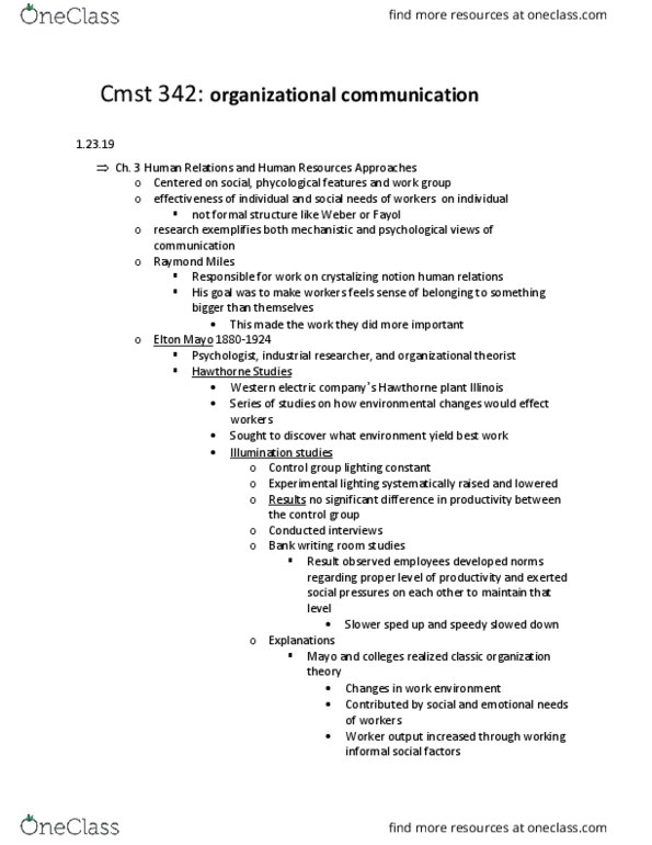 CMST 352 Lecture 4: Human Resources/ Relations part 3 thumbnail