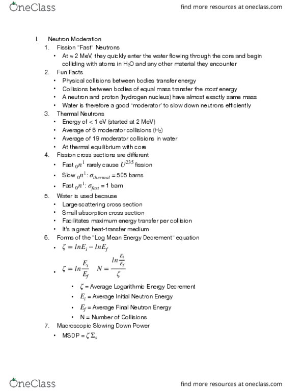 NUC K117 Chapter Notes - Chapter 12: Neutron Temperature, Electronvolt, Increment And Decrement Operators thumbnail