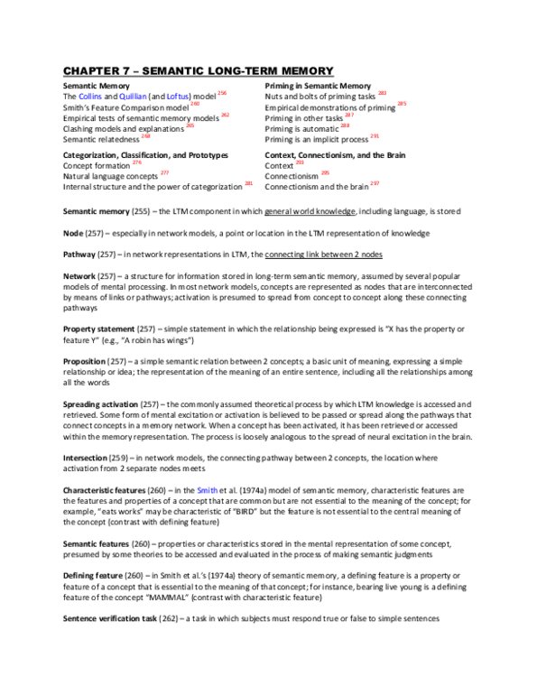 PSYC 221 Chapter 7: Chapter 7 Semantic LTM Definitions thumbnail