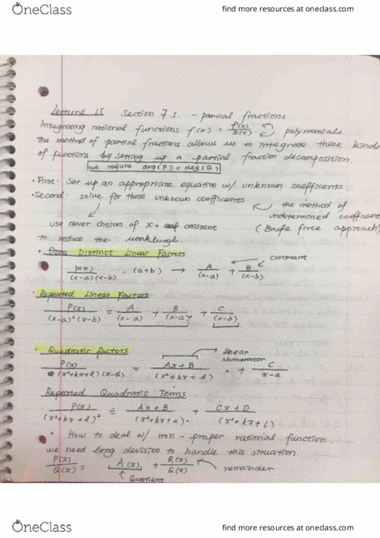 MATH 20B Lecture 15: partial fractions cover image