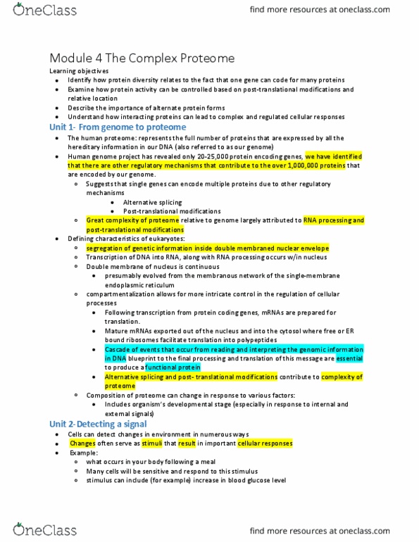 BIOLOGY 1A03 Lecture 4: THEME 2 MODULE 4 thumbnail