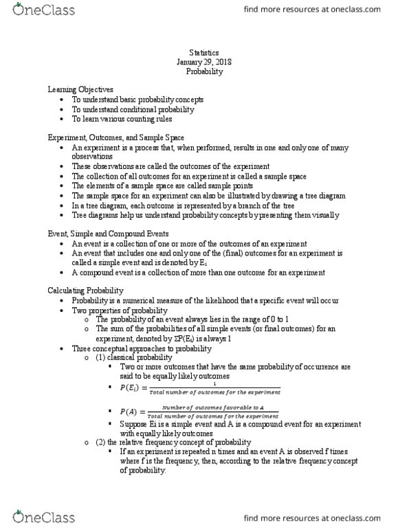 SOCSCI 2J03 Lecture 4: Chapter 4 - Probability thumbnail