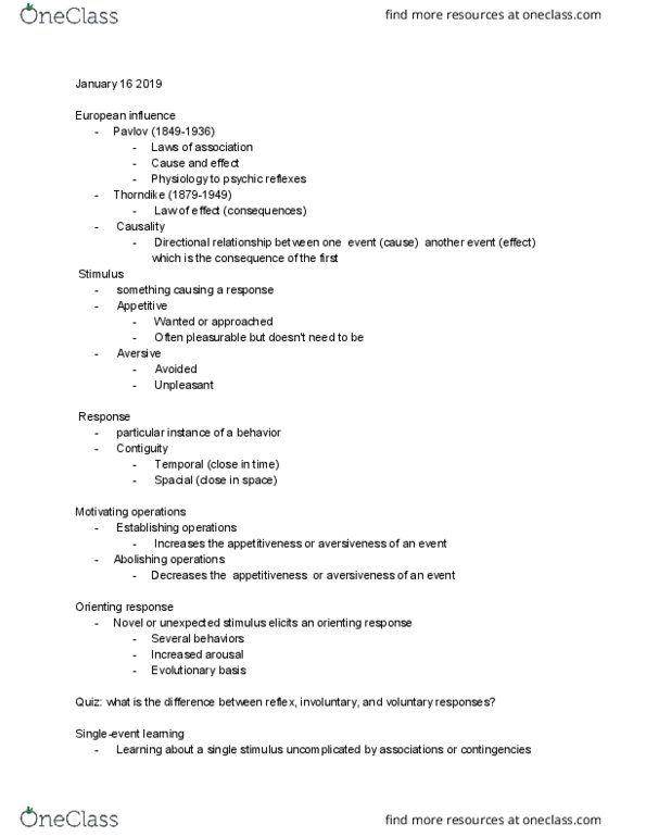 PSYC 2600H Lecture 2: Cause and Effect thumbnail