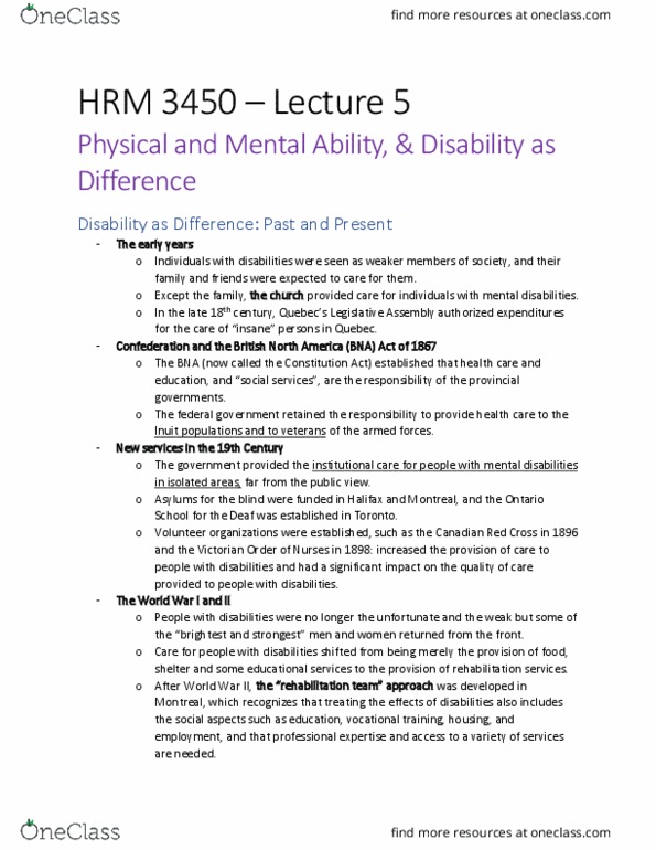 HRM 3450 Lecture 5: Disability as a Difference thumbnail