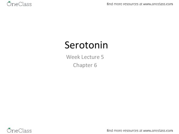 PSYC 3030 Lecture Notes - Lecture 5: Peripheral Nervous System, Isoleucine, Sumatriptan thumbnail
