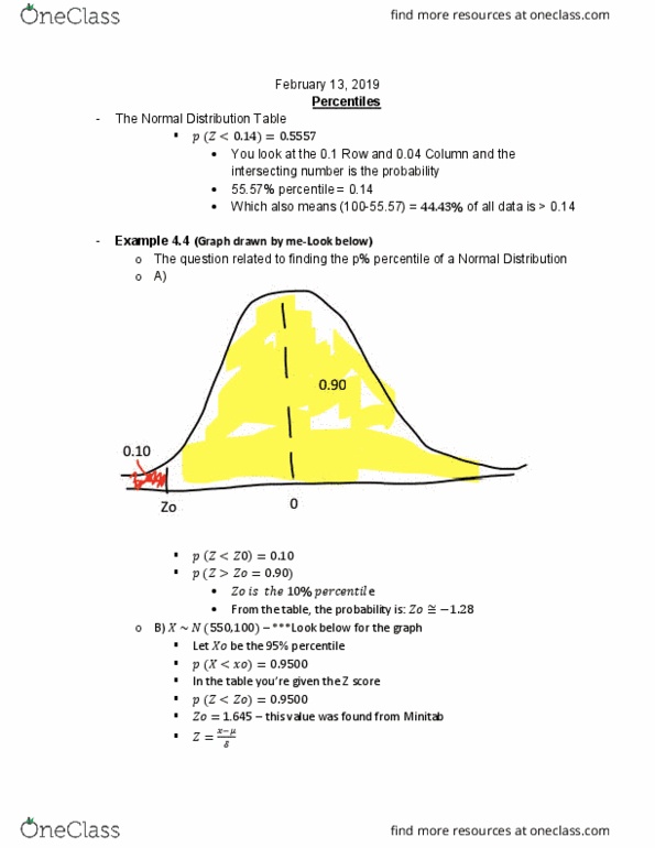 STAT 213 Lecture Notes - Lecture 15: Standard Score, Negative Number cover image