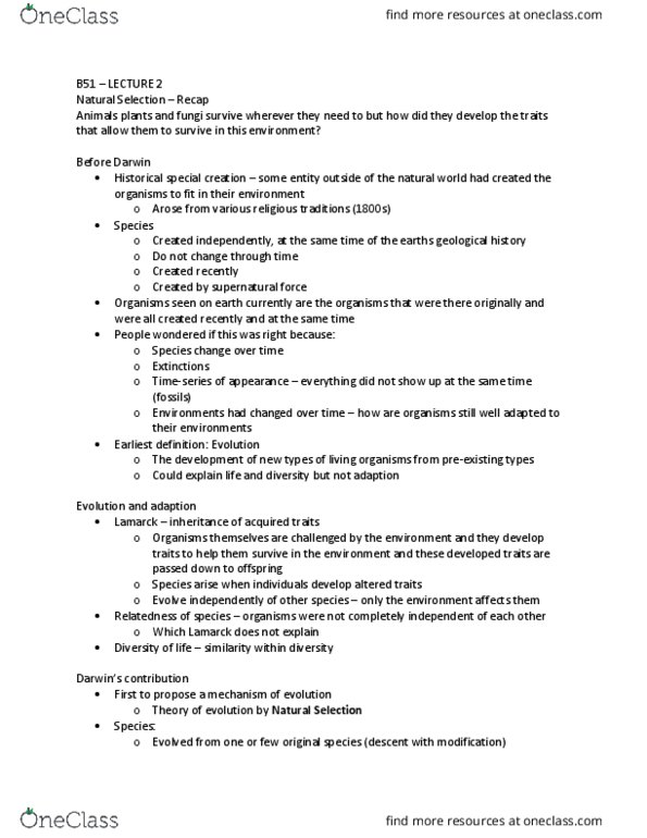 BIOB51H3 Lecture 2: B51 – LECTURE 2 thumbnail