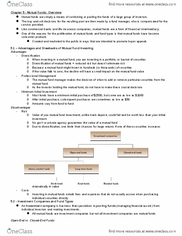 ADMS 3531 Chapter Notes - Chapter 5: Bond Fund, Emerging Markets, Vulture Fund thumbnail